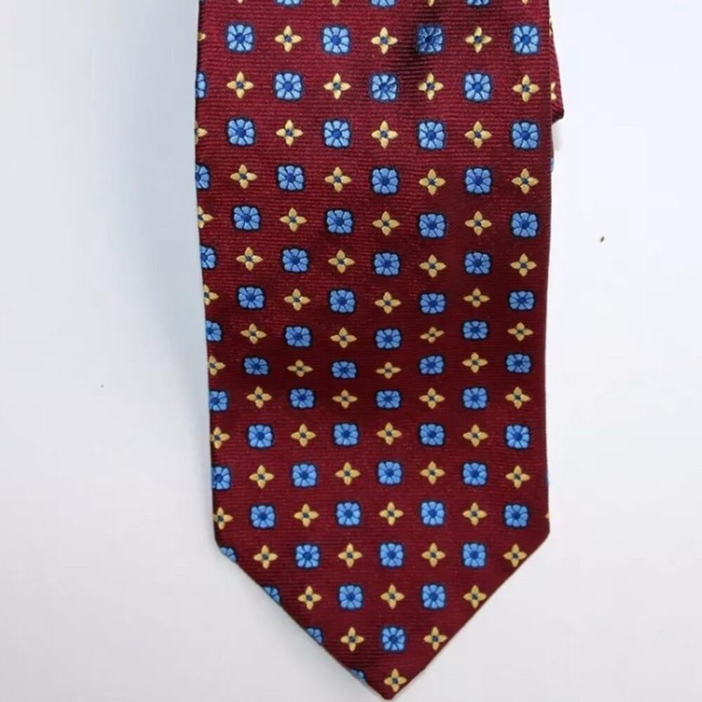 Brooks Brothers Makers Red, Blue &‎ Yellow Silk Tie USA